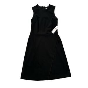 DKNY black beaded dress - size 2